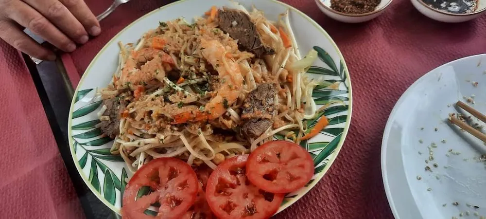 Nouilles Sautées Bœuf Crevettes